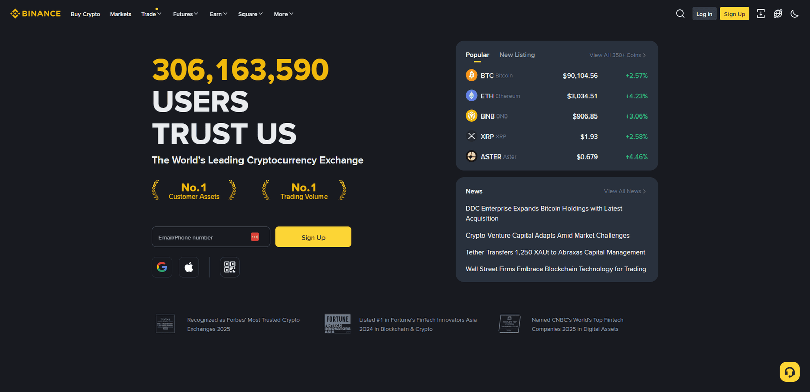 Binance Home 1