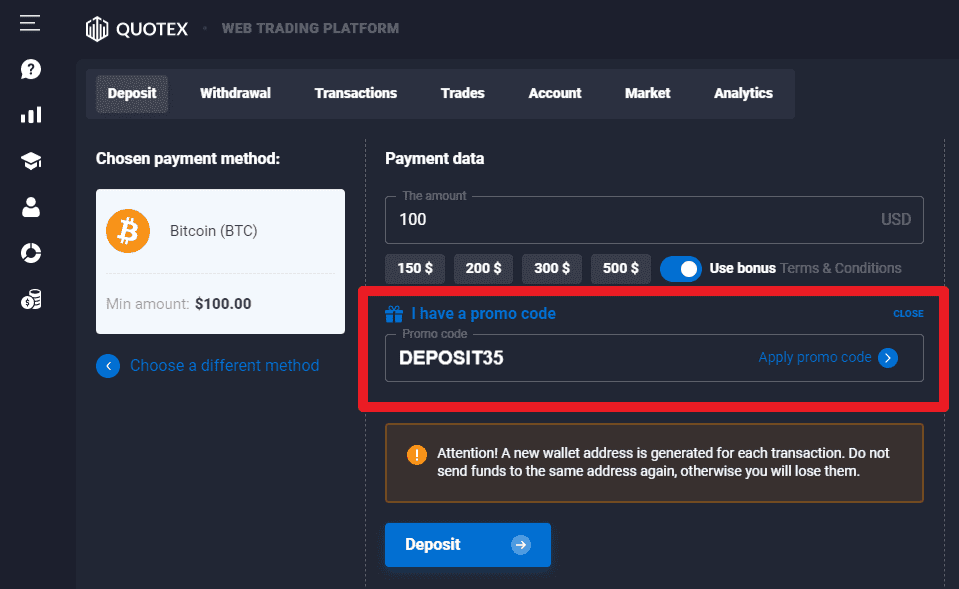 How to Use Your Quotex Discount