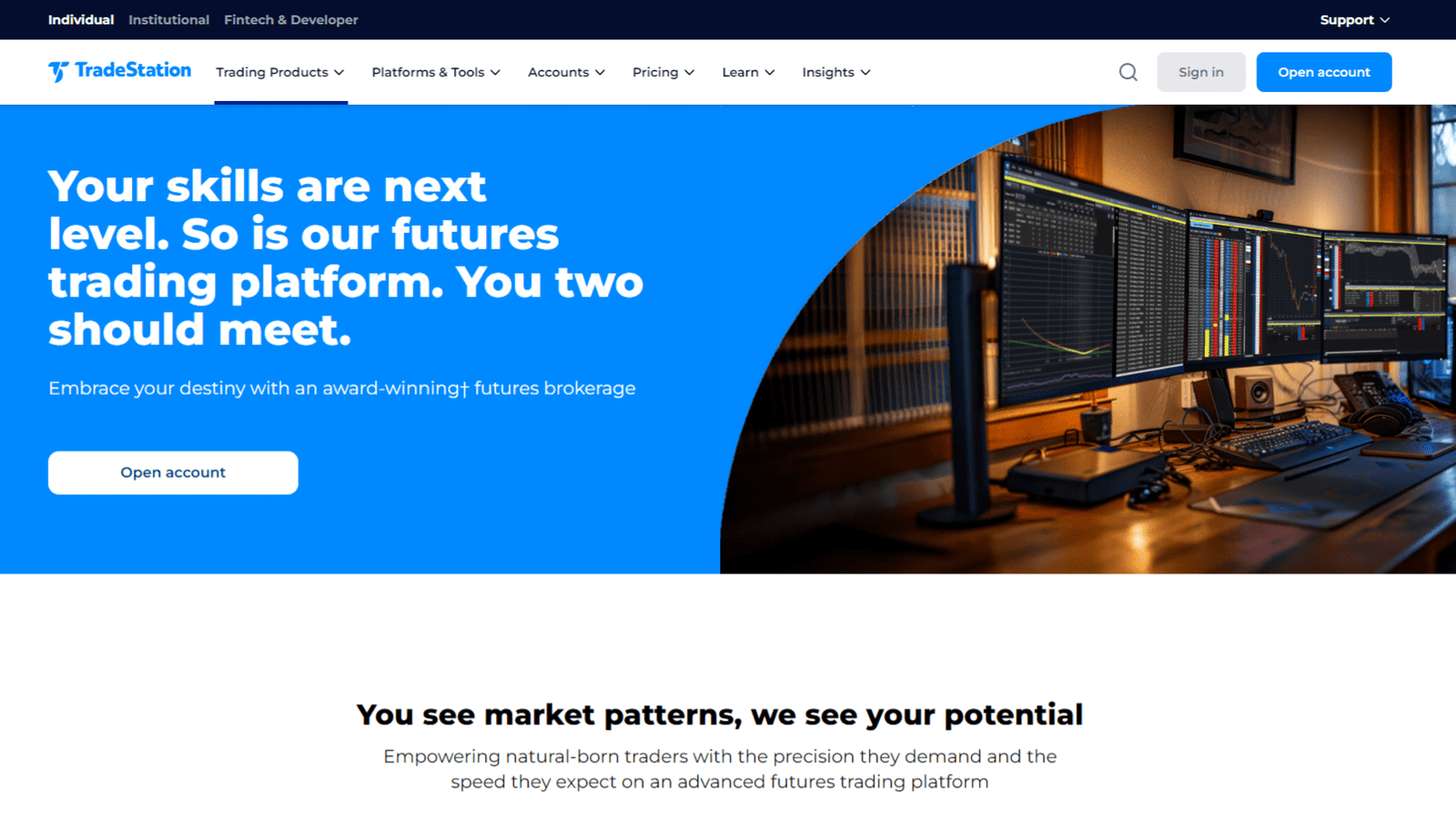 TradeStation Futures Home