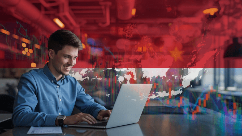 Traders in Indonesia 1240