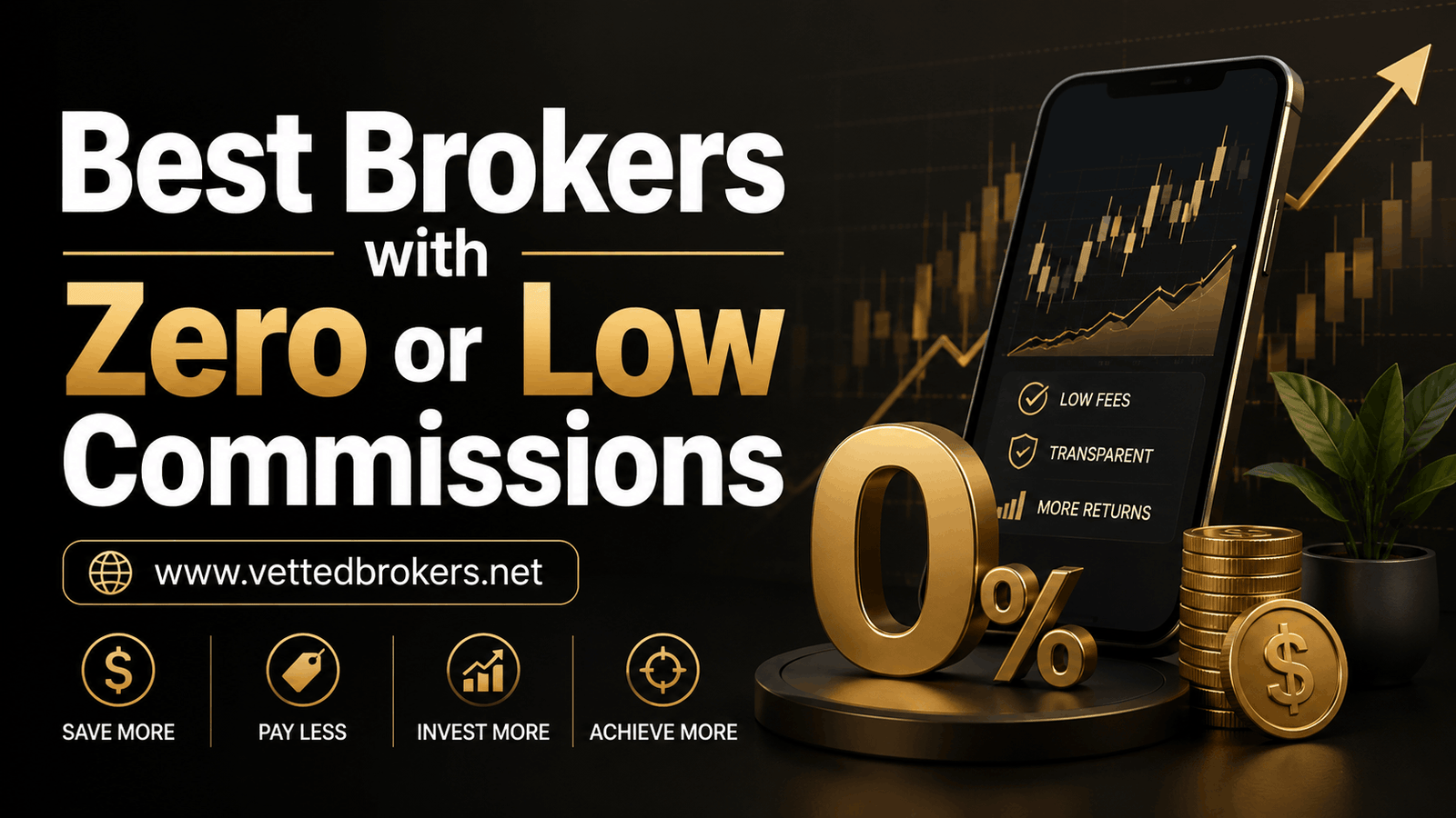 Best Brokers with Zero or Low Commissions