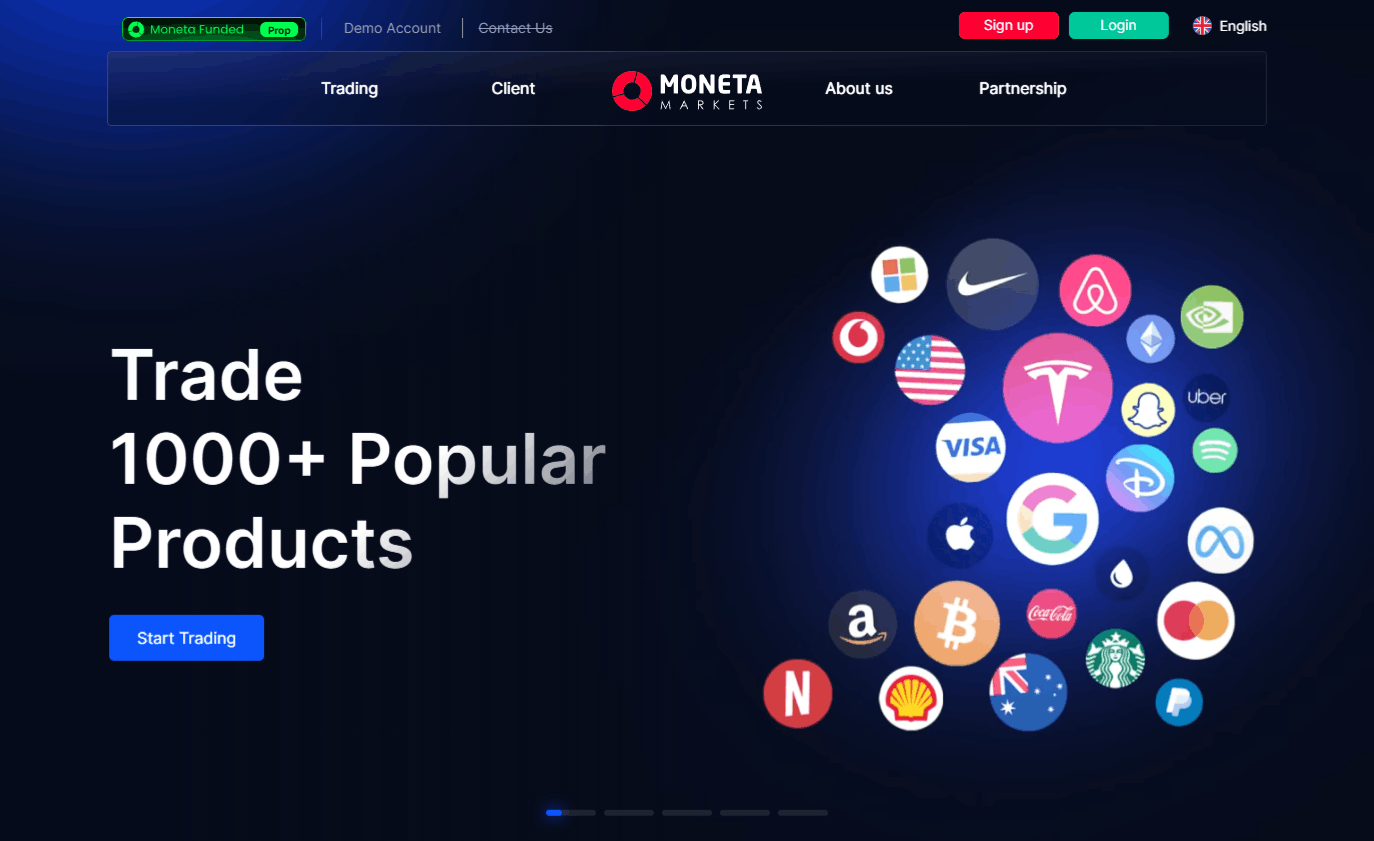 Moneta Markets Home