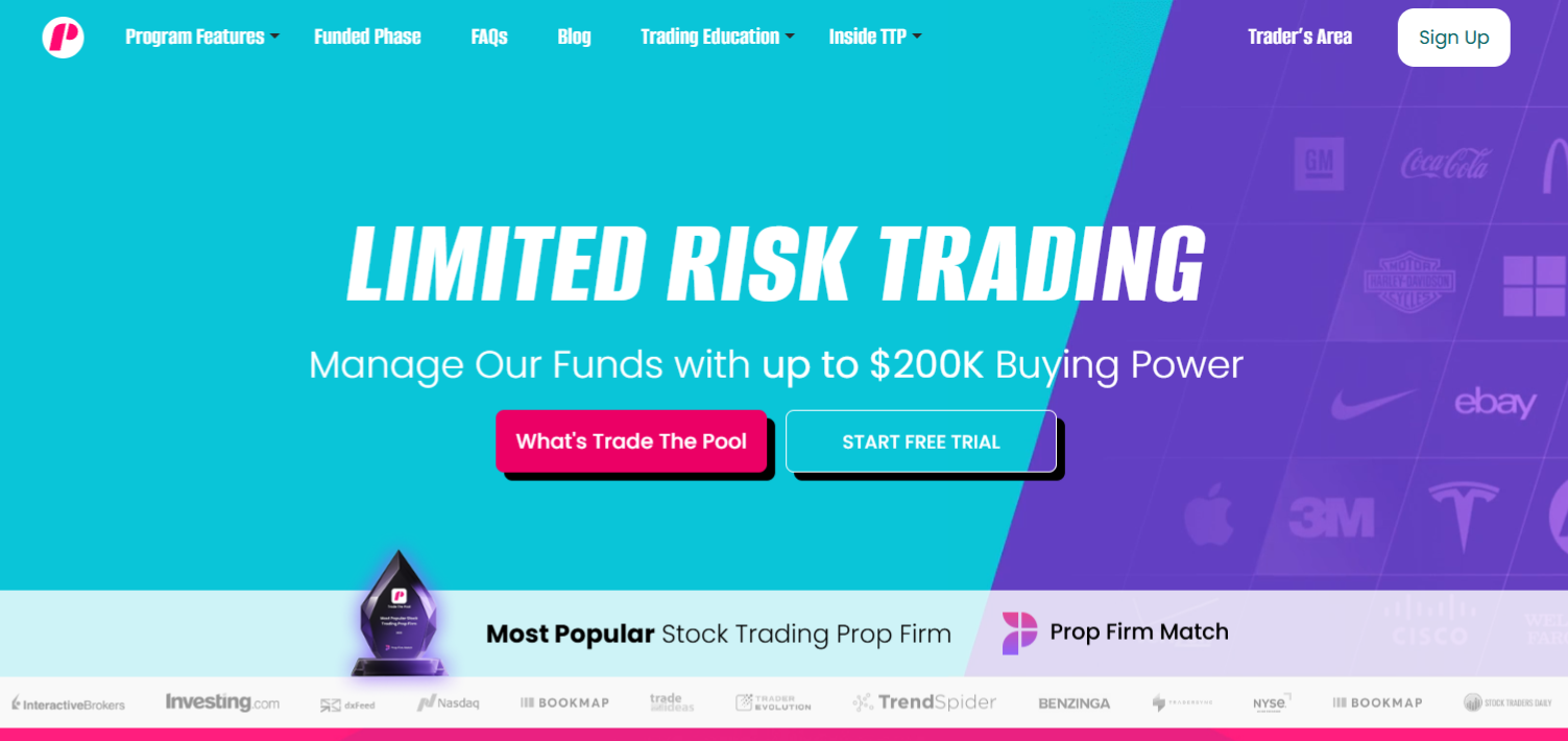 Trade The Pool Home 1