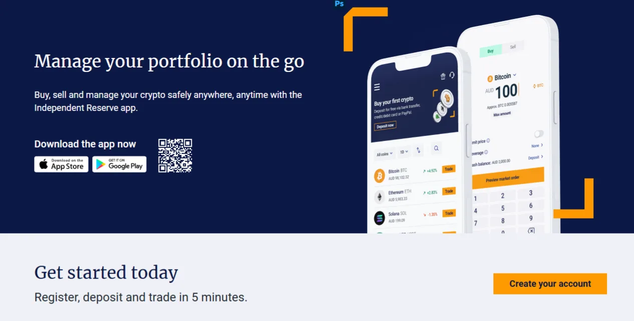 Independent Reserve Get started