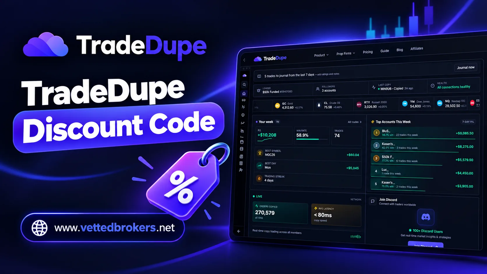 TradeDupe Discount Code